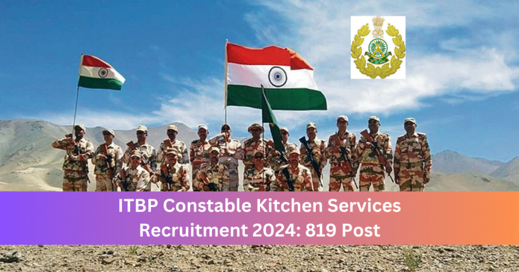 itbp constable kitchen services